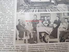 Kotiliesi 1945 nr 17-18, sis. mm. seur. artikkelit / kuvat / mainokset; Kansikuva - sommitellut Doris Bengström, Kas-Kas kengänpohjavoide, Rut Bryk Arabia,