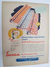 Kotiliesi 1945 nr 17-18, sis. mm. seur. artikkelit / kuvat / mainokset; Kansikuva - sommitellut Doris Bengström, Kas-Kas kengänpohjavoide, Rut Bryk Arabia,