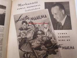 Kotiliesi 1945 nr 21, sis. mm. seur. artikkelit / kuvat / mainokset; Kotiapulaispula ja talousharjoittelu, Tunnettuja naisia kotioloissaan - kansanedustaja Martta