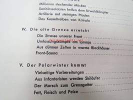 Front am Polarkreis - Deutsche Soldaten im finnischen Urwald - Das Buch eines Lappland-Korps - Bestelleexemplar für die Truppe (ohne Aquarellwiedergaben)