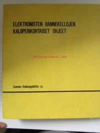 Elektronisten rannekellojen kaliperikohtaiset ohjeet - Suomen kellosepänliitto ry.