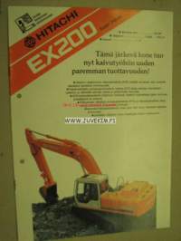 Hitachi EX200 kaivinkone -myyntiesite