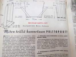 Kotiliesi 1945 nr 3, sis. mm. seur. artikkelit / kuvat / mainokset; Kansikuva sommitellut Doris Bengström, Kastemekon kirjontamalli, Eduskuntavaalit koskevat