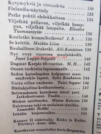 Kotiliesi 1945 nr 5,  Maaliskuu 1945 sis. mm. seur. artikkelit / kuvat / mainokset; Kansikuva sommitellut Doris Bengström, Pula-ajan talon mallipiirros