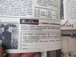 Kotiliesi 1945 nr 8, Huhtikuu sis.  Kansikuva Martta Wendelin, Ajankuvaa kevät 1945. Onko puutarhasi vihreä avara kotisi? Alli Kivivuori esitellään.