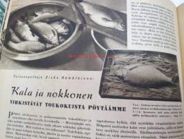 Kotiliesi 1945 nr 10, sis. mm. seur. artikkelit / kuvat / mainokset; Puutalo Oy, Enso-Gutzeit Oy pakkauslaatikot, Kotien helluntai, Nuorten siviilikesä, Syöpä -