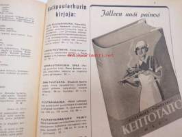 Kotiliesi 1945 nr 10, sis. mm. seur. artikkelit / kuvat / mainokset; Puutalo Oy, Enso-Gutzeit Oy pakkauslaatikot, Kotien helluntai, Nuorten siviilikesä, Syöpä -