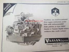 Kotiliesi 1945 nr 11, sis. mm. seur. artikkelit / kuvat / mainokset; Kirjontamalleja &quot;Kesän kukkasia&quot; pieniin pukuihin, Raunioista rauhan työhön, Kotien