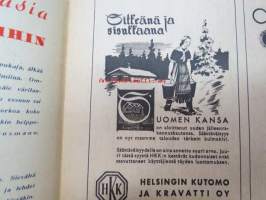 Kotiliesi 1945 nr 11, sis. mm. seur. artikkelit / kuvat / mainokset; Kirjontamalleja &quot;Kesän kukkasia&quot; pieniin pukuihin, Raunioista rauhan työhön, Kotien