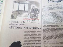 Kotiliesi 1945 nr 11, sis. mm. seur. artikkelit / kuvat / mainokset; Kirjontamalleja &quot;Kesän kukkasia&quot; pieniin pukuihin, Raunioista rauhan työhön, Kotien