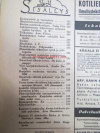 Kotiliesi 1945 nr 11, sis. mm. seur. artikkelit / kuvat / mainokset; Kirjontamalleja &quot;Kesän kukkasia&quot; pieniin pukuihin, Raunioista rauhan työhön, Kotien