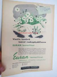 Kotiliesi 1945 nr 11, sis. mm. seur. artikkelit / kuvat / mainokset; Kirjontamalleja &quot;Kesän kukkasia&quot; pieniin pukuihin, Raunioista rauhan työhön, Kotien