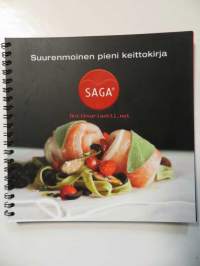 Suurenmoinen pieni keittokirja. SAGA ruoanlaittopaperit+ruokaohjeet