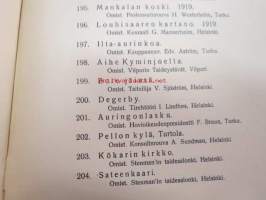 Victor Westerholm-näyttely Ateneumissa 1920 Suomen Taideyhdistys -näyttelyluettelo