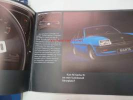 Opel Manta -myyntiesite ruotsinkielinen