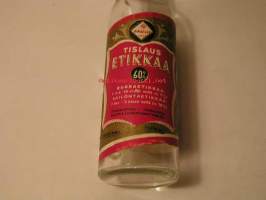 tislausetikkaa 60%  1/16 L +korkki