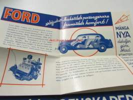 En presentation av Ford V8 för 1935 -myyntiesite ruotsiksi