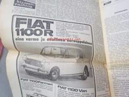 Moottoriviesti 1967 nr 2, sis. mm. seur. artikkelit / kuvat / mainokset; Fiat 1100, Kestotesti VW 1500 - Volkswagen Variant - Opel Kadett, Fiat 124 3kk koeajoraportt