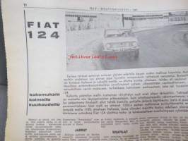 Moottoriviesti 1967 nr 2, sis. mm. seur. artikkelit / kuvat / mainokset; Fiat 1100, Kestotesti VW 1500 - Volkswagen Variant - Opel Kadett, Fiat 124 3kk koeajoraportt