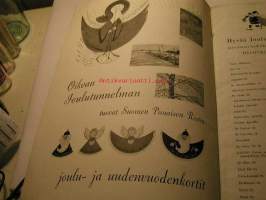 Joulutervehdys 1960 - SPR joululehti, kansikuvitus Alvar Cawén &quot;madonna&quot;