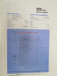 Sisu Cummins M-sarja M380E Celect Plus Euro 2 Moottori -myyntiesite / sales brochure