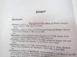 Släktkrönika Björklund-Sundberg (1635-1891) - En släktkrönika i memoarstil