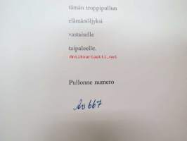 Tropit - Suomalaisten kirjailijoiden kokemuksia lääkkeiden ja lääkäreiden parissa - Farmos Oy:n kustantama lahjakirja sidosryhmilleen