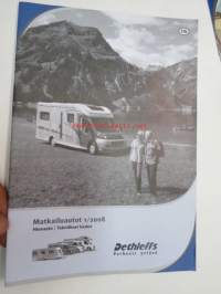 Dethleffs Motorcaravans 2008 -asuntoautot -myyntiesite + erillinen hinnasto