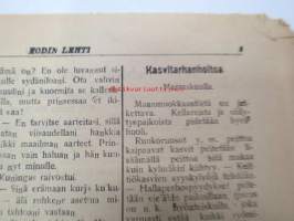 Kodin Lehti 1916 nr 45 -sisältää lyhyitä kertomuksia, asiapitoisia artikkeleita, ajanvietettä, ilmoituksia, ilmestynyt Uudessakaupungissa