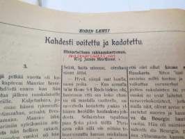 Kodin Lehti 1916 nr 45 -sisältää lyhyitä kertomuksia, asiapitoisia artikkeleita, ajanvietettä, ilmoituksia, ilmestynyt Uudessakaupungissa