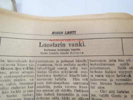 Kodin Lehti 1916 nr 45 -sisältää lyhyitä kertomuksia, asiapitoisia artikkeleita, ajanvietettä, ilmoituksia, ilmestynyt Uudessakaupungissa