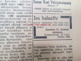 Kodin Lehti 1916 nr 45 -sisältää lyhyitä kertomuksia, asiapitoisia artikkeleita, ajanvietettä, ilmoituksia, ilmestynyt Uudessakaupungissa