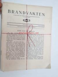 Brandvakten 1924 provnummer + 1925 nr 7, 5, 4, 3, 2 -palo-kunta-alan lehti, ruotsiksi