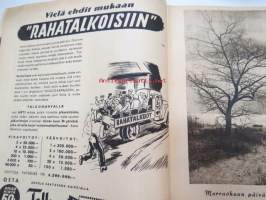Kotiliesi 1943 nr 21, sisältää mm. seur. artikkelit / kuvat / mainokset; Kansikuvan sommitellut Doris Bengström, Neulotaan riepumattoja, Tyttärien kerho,