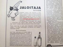 Kotiliesi 1943 nr 21, sisältää mm. seur. artikkelit / kuvat / mainokset; Kansikuvan sommitellut Doris Bengström, Neulotaan riepumattoja, Tyttärien kerho,