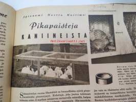 Kotiliesi 1943 nr 10, Ajankuvaa kesä 1943 Kansikuva Doris Bengström, Ruokaohjeita mm vesirinkilät.  Onko omaisesi hautakumpu kunnossa.