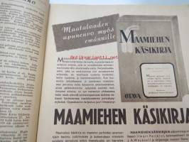 Kotiliesi 1943 nr 8, sisältää mm. seur. artikkelit / kuvat / mainokset; Kansikuva Doris Bengström (kuvassa mukana Dora Jungin Sotilaan koti -liina), Keinutuoli