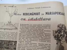 Kotiliesi 1943 nr 8, sisältää mm. seur. artikkelit / kuvat / mainokset; Kansikuva Doris Bengström (kuvassa mukana Dora Jungin Sotilaan koti -liina), Keinutuoli