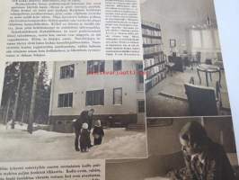 Kotiliesi 1943 nr 5, sisältää mm. seur. artikkelit / kuvat / mainokset; Kansikuvan sommitellut Doris Bengström, Kirjottuja kesälaukkuja, Keskipäivällä