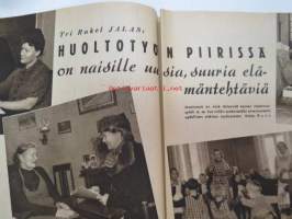 Kotiliesi 1943 nr 4, helmikuu Kansikuva Martta Wendelin.  Irtileikattava Keppihevonen Poku sisäkannessa.  Presidentti Rito Ryti