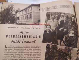 Kotiliesi 1943 nr 4, helmikuu Kansikuva Martta Wendelin.  Irtileikattava Keppihevonen Poku sisäkannessa.  Presidentti Rito Ryti