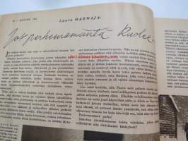 Kotiliesi 1943 nr 3, helmikuu Kansikuvan sommitellut Doris Bengström, Vuoden kuvat, Kinkerit, Jos perheenemäntä kuolee. Kinkerit.