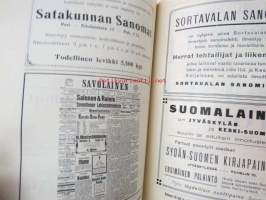 Ilmoitustaksa 1915 Suomen sähkösanomatoimiston ilmoitusosasto - Annonstaxa - Finska telegram byrions annonsafdelning