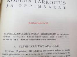 Taideteollisuuskeskuskoulu - Ohjelma