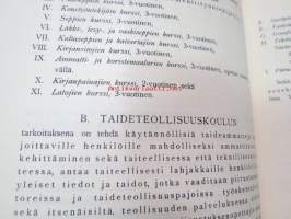 Taideteollisuuskeskuskoulu - Ohjelma