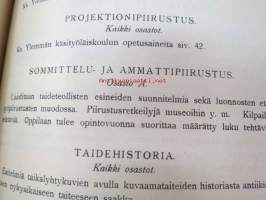 Taideteollisuuskeskuskoulu - Ohjelma