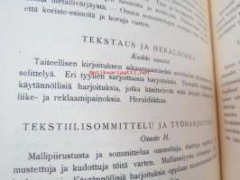 Helsingin Taideteollisuuskeskuskoulu : Järjestysmuodon ja opetusohjelman ehdotus 1917