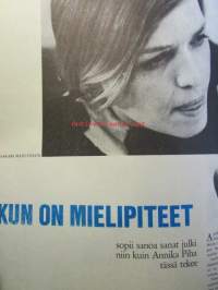 Me naiset 1967 nr 31 -mm. Lourdesin parantuneet, Pret a&#039; Porter -67, Gepardi nopein ja viehkein suuri kissa, Satumaailman pahat olennot, Kuin lootus, Kun on