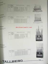 Tallberg työkaluluettelo - 100 vuotta työkaluja ammattimieheltä ammattimiehelle 1880-1980
