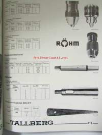 Tallberg työkaluluettelo - 100 vuotta työkaluja ammattimieheltä ammattimiehelle 1880-1980